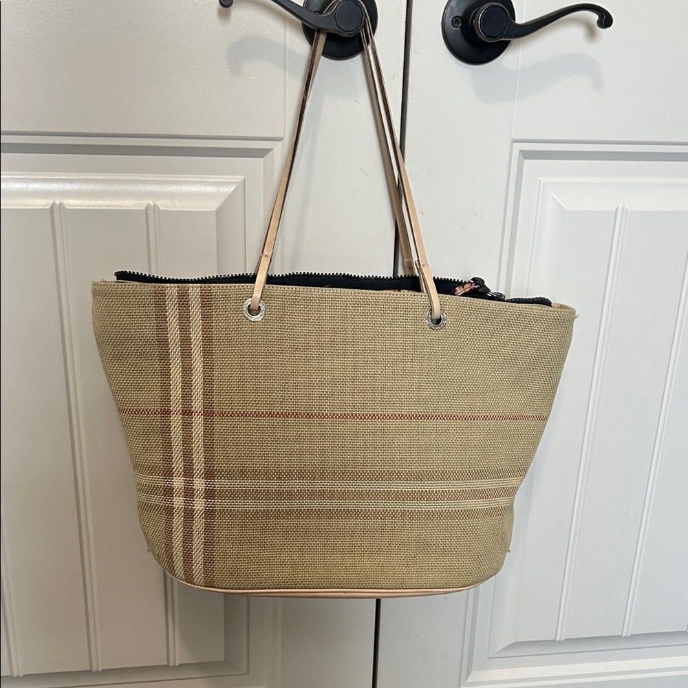 Burberry Tan Tote Bag